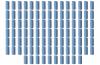 100 Silikonpolierer Walze blau