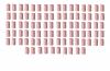 100 Silikonpolierer Walze rosa